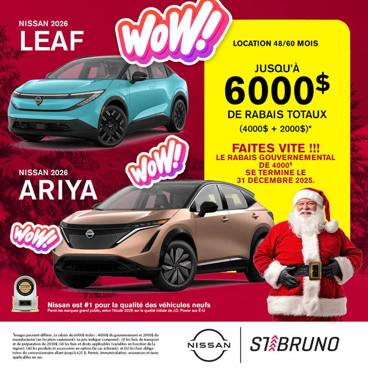 55adf0aa61c19518d6b88cacef56f2ff st bruno nissan promo DECEMBRE LEAF ARIYA 2026 FR 750x750