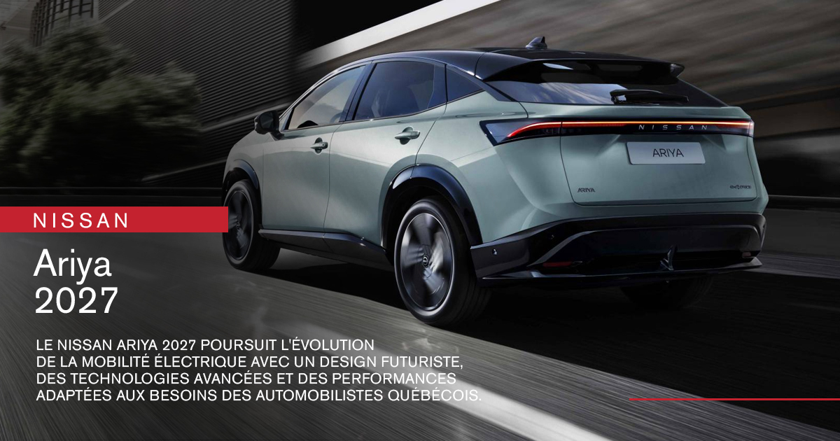 Nissan Ariya 2027 : prix, autonomie, performances et caractéristiques du VUS électrique